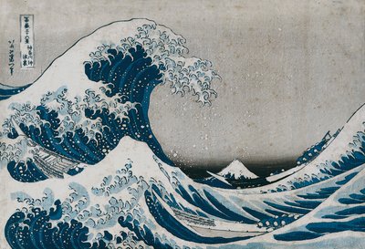 The Great Wave off Kanagawa, from the series "36 Views of Mt. Fuji" by Katsushika Hokusai
