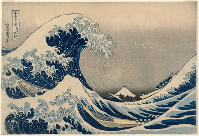 Under the Wave off Kanagawa (Kanagawa-oki nami-ura), also known as the Great Wave, from the series Thirty-six Views of Mount Fuji (Fugaku sanjurokkei) by Katsushika Hokusai