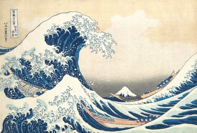 Under the Wave off Kanagawa, also known as The Great Wave, from the series Thirty-six Views of Mount Fuji by Katsushika Hokusai