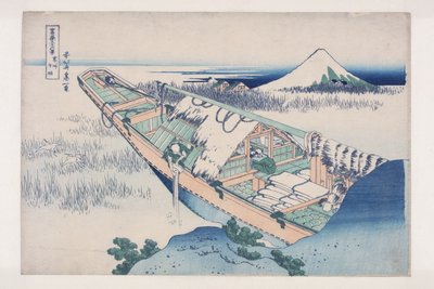 Ushibori in Hitachi Province by Katsushika Hokusai