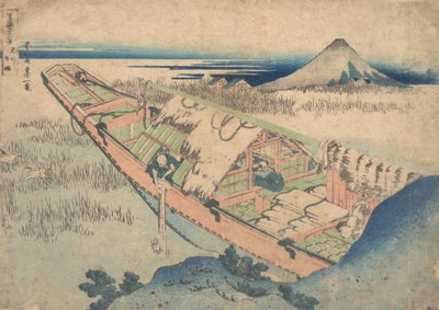 Ushibori in Hitachi Province, from the series Thirty-six Views by Katsushika Hokusai