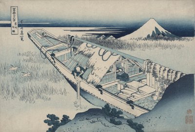 Ushibori in Hitachi Province, from the series Thirty-six Views of Mount Fuji by Katsushika Hokusai