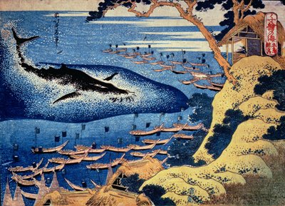 Whaling off the Goto Island, from the Series 