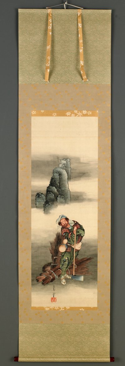 Woodcutter, Edo Period, 1849 by Katsushika Hokusai