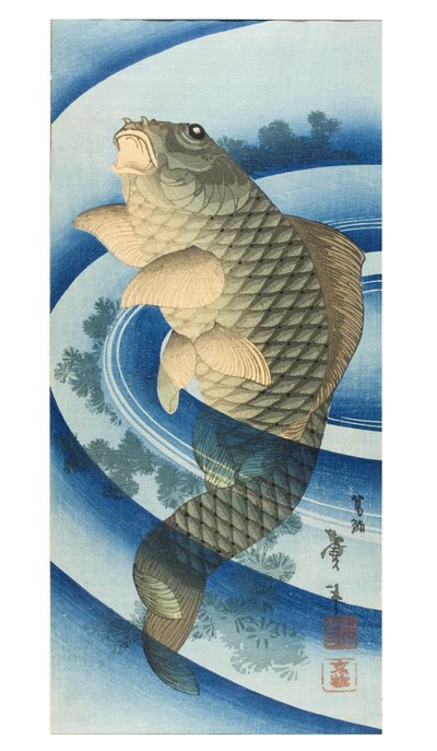 Carp by Katsushika II (fl.1820-50) Taito