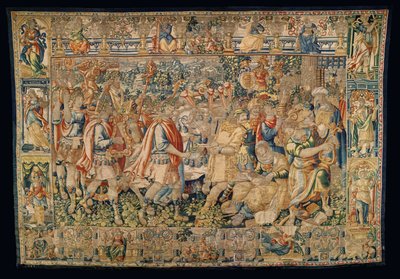 Parish Museum of Tapestries. Flemish Tapestry. Charlemagne, Triumphal Entry in Carmania by Alec Hunter