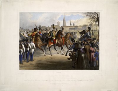 Nicholas I of Russia as colonel-in-chief of the 9th Hussar Regiment 