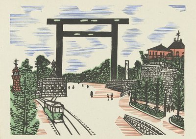 Kudan Torii by Kawakami Sumio