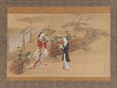 Evening Faces Yugao Chapter from The Tale of Genji by Kawamata Tsunemasa