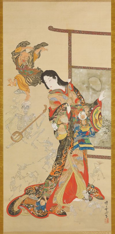 Jigoku Dayu by Kawanabe Kyosai