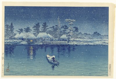 Ushibori by Kawase Hasui