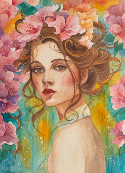 Blooming Beauty Portrait by Kay Shanley