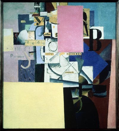 Lady at the Poster Post by Kazimir Severinovich Malevich