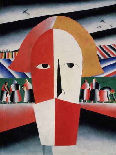 Head of a Peasant by Kazimir Severinovich Malevich