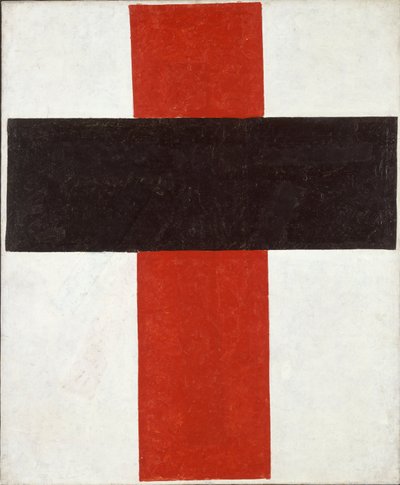 Hieratic Suprematist Cross by Kasimir Malevich by Kazimir Severinovich Malevich