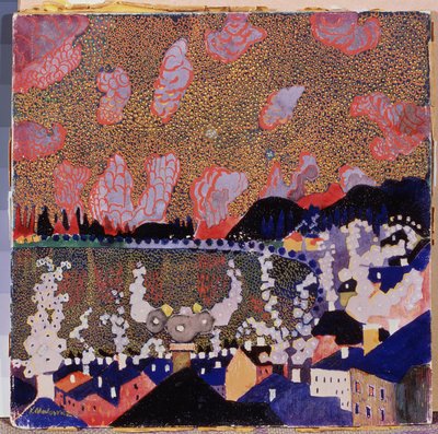 Small Town by Kazimir Severinovich Malevich