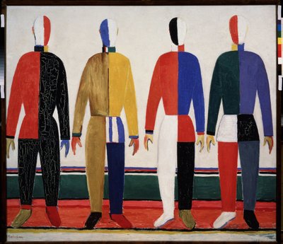 Sportsmen by Kazimir Severinovich Malevich
