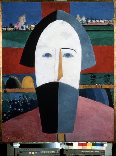 Head of a Peasant by Kazimir Severinovich Malevich