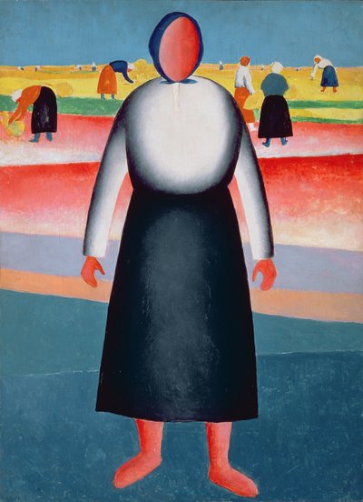The Harvest, study for a painting by Kazimir Severinovich Malevich