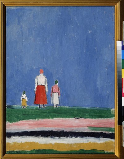 Three Figures by Kazimir Severinovich Malevich