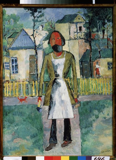 A Carpenter by Kazimir Severinovich Malevich