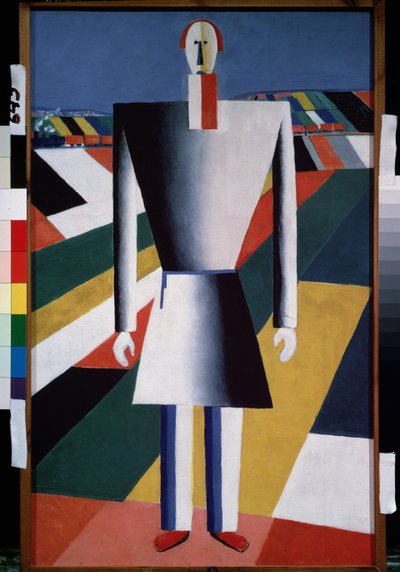 A Peasant on the Field by Kazimir Severinovich Malevich