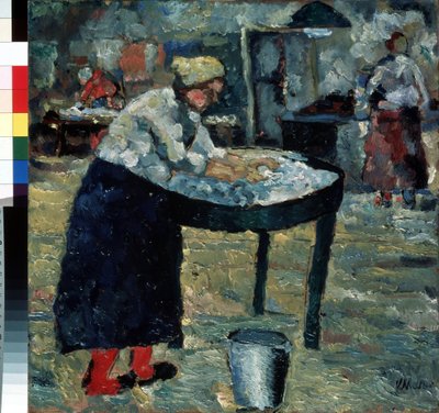 A Laundress by Kazimir Severinovich Malevich