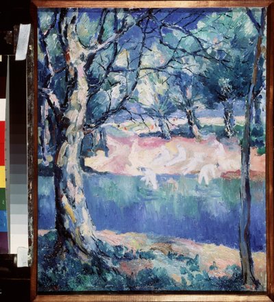A River in Forest by Kazimir Severinovich Malevich