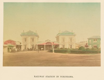 Railway Station in Yokohama by Kazumasa Ogawa