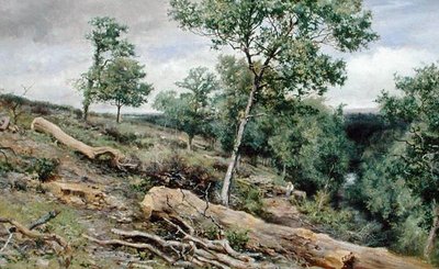 On the Gretna Looking Down the River by Keeley Halswelle
