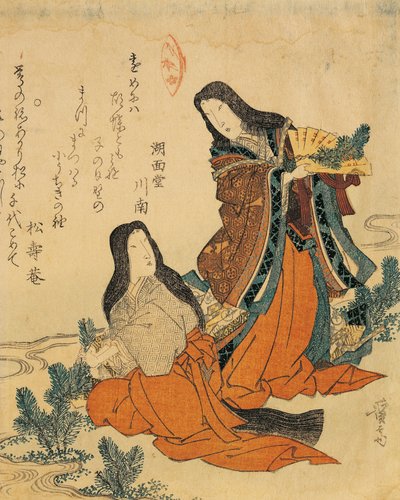 Keisai Eisen, Woodcut by Keisai Eisen