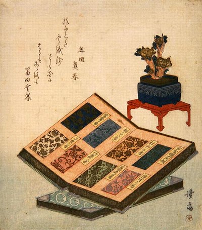 Sample Books of Brocade Designs by Keisai Eisen