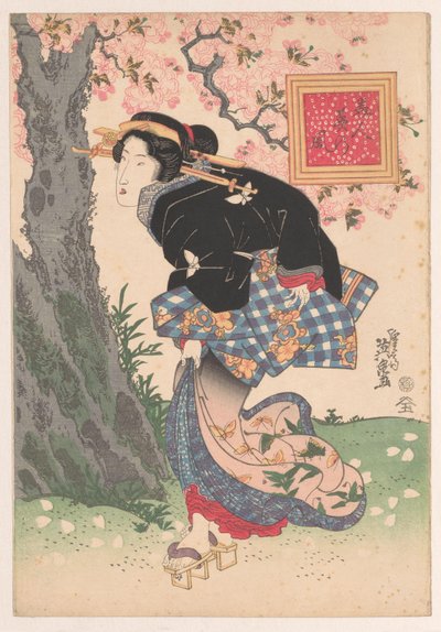 Beauties in a Spring Storm by Keisai Eisen