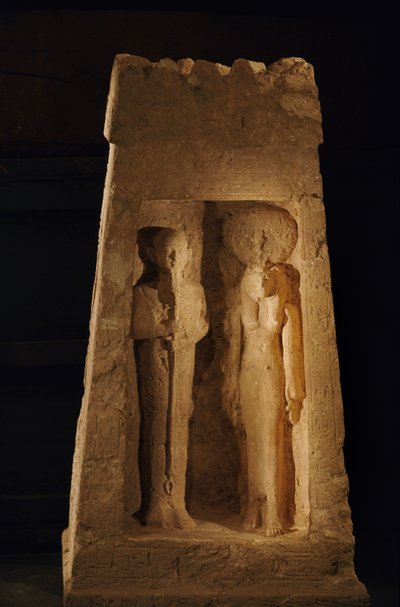 A free-standing shrine, a naos, of Ptah and Sekhmet, New Kingdom, 2002 by Kenneth Garrett