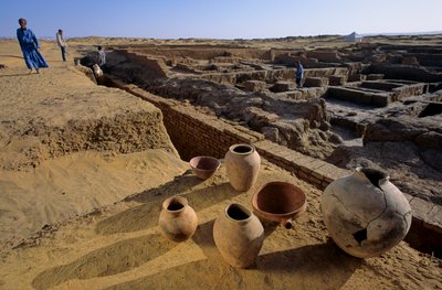 Ancient settlement, French Mission, Egypt