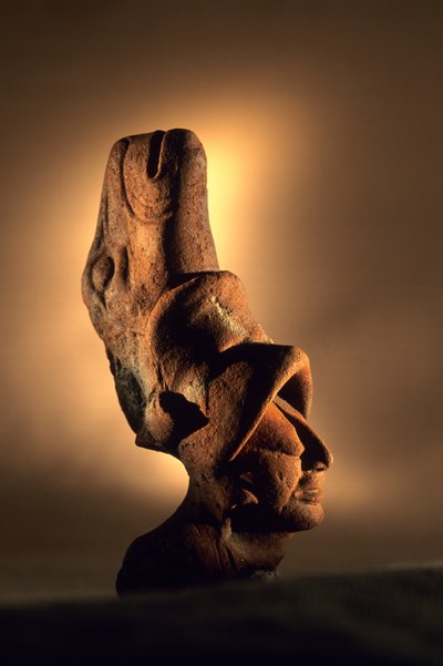 Artifact, Cancuen, Guatemala, Arthur Demarest, Tomas Barrientos, Maya, Palace, Classic Period, 2004 by Kenneth Garrett