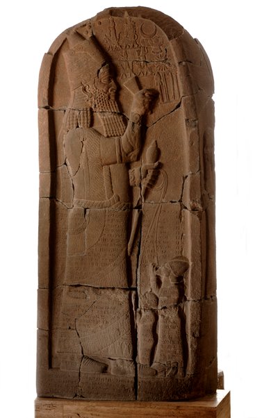 Berlin Museum, Nubian Pharaohs, Stela of Esarhaddon from Zenjirili, stele of Nastasen, 2007 by Kenneth Garrett