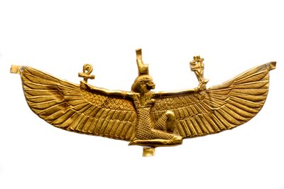 Boston Museum of Fine Art, Nubian artifact from Gebel Barkal, Sudan, gold, Isis, 2007 by Kenneth Garrett