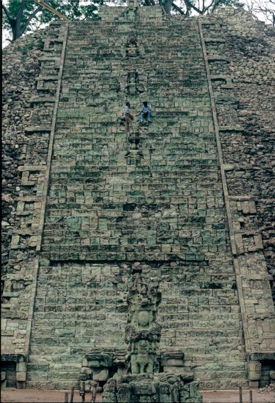 Copan, Hieroglyphic Staircase, Temple 26, Maya, Honduras, La Ruta Maya by Kenneth Garrett