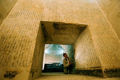 Egypt; Archaeology; Old Kingdom; Saqqara, Audran Labrousse, French Mission, Pepi I, Tomb by Kenneth Garrett