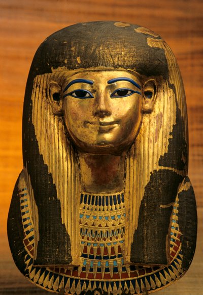 Funerary Mask of Tuyu, a Great-grandmother of King Tut and Wife of Yuya; Gold; Tjuya, 2009 by Kenneth Garrett