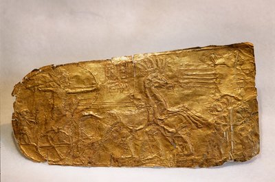 Gold panel from the Tomb of Tutankhamun, New Kingdom, 2002 by Kenneth Garrett