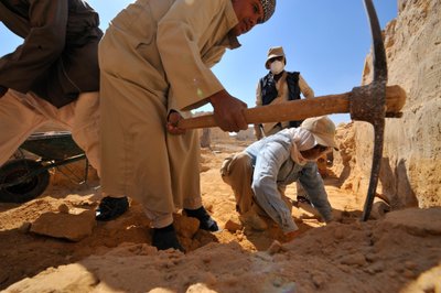 Last Pharaohs, Egypt, Taposiris Magna, Temple, Kathleen Martinez, Osiris, Isis, 2011 by Kenneth Garrett