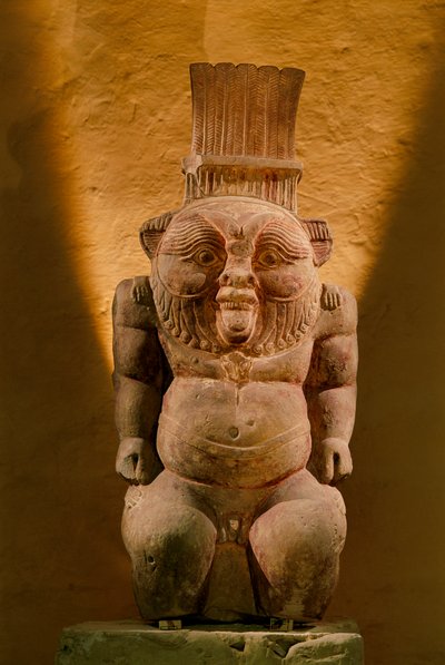 Limestone Statue of the God Bes, Late Period, 2002 by Kenneth Garrett
