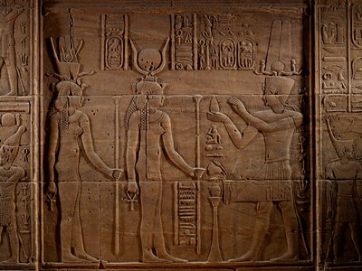 MM7836; Cleopatra; Egypt; Philae Temple; Aswan; Isis Temple; Last Pharaohs Ptolemy by Kenneth Garrett