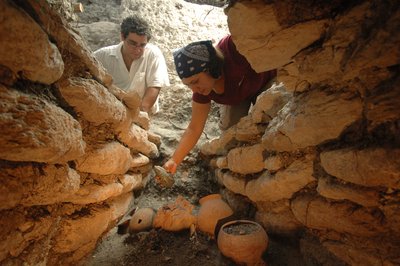 Maya; Maya Murals; San Bartolo; Guatemala; Dr. Bill Saturno, 2002 by Kenneth Garrett