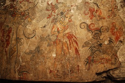 Maya Murals, San Bartolo, Guatemala by Kenneth Garrett