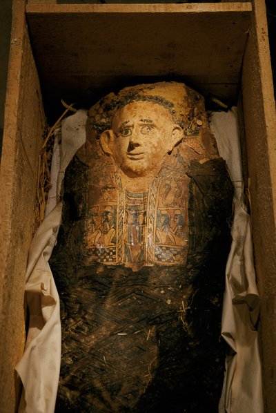 Mummy of a Four-Year-Old Girl, Bahariya, Greco-Roman Period, 2002 by Kenneth Garrett