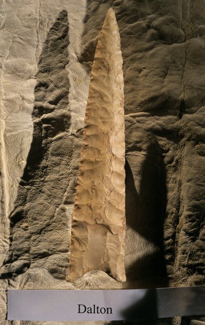 Peopling the Americas, Dalton Point, Dennis Stanford, Smithsonian tool collection, 2008 by Kenneth Garrett