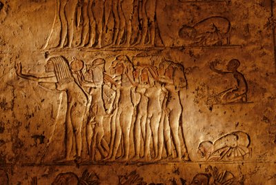 Relief from tomb of Meryre (Merera), High Priest of the Aten at Akhetaten by Kenneth Garrett